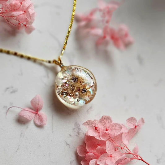 Blush and Baroque Pendant