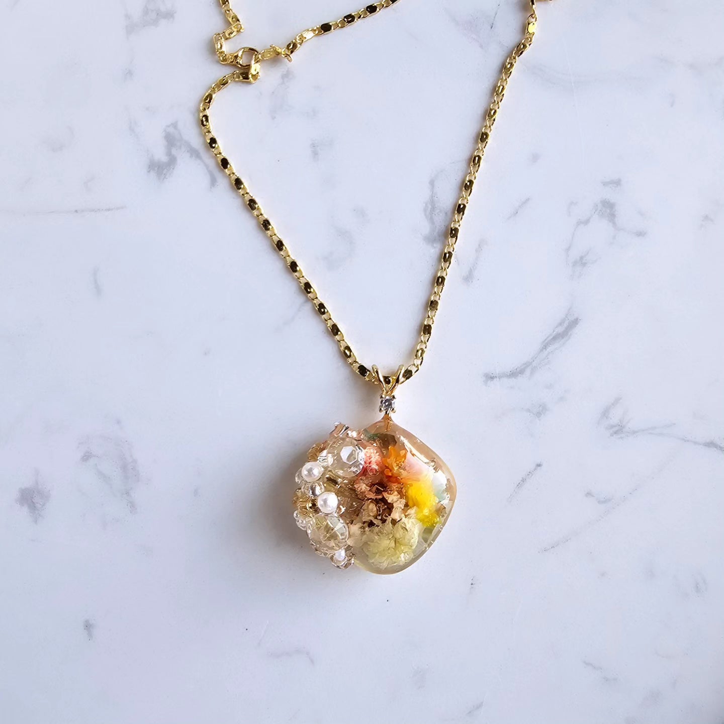 Encrusted Gem Pendant