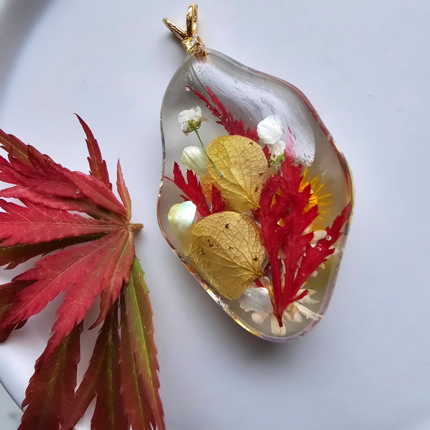 Japanese Maple Leaf Pendant