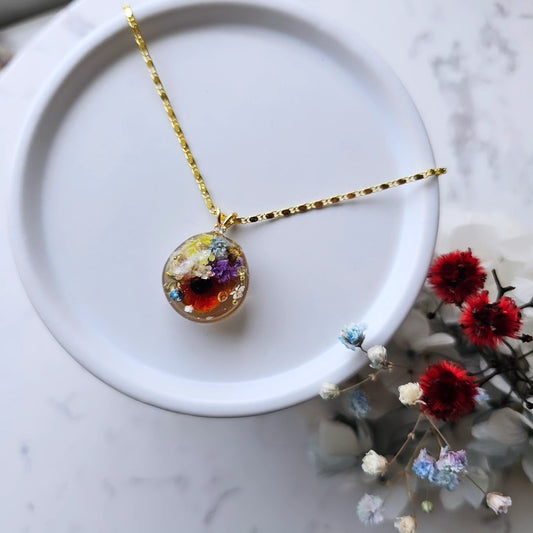 Petite Crimson Meadow Pendant