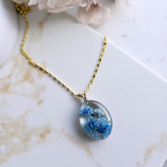 Forget-Me-Not Blue Meadow Pendant