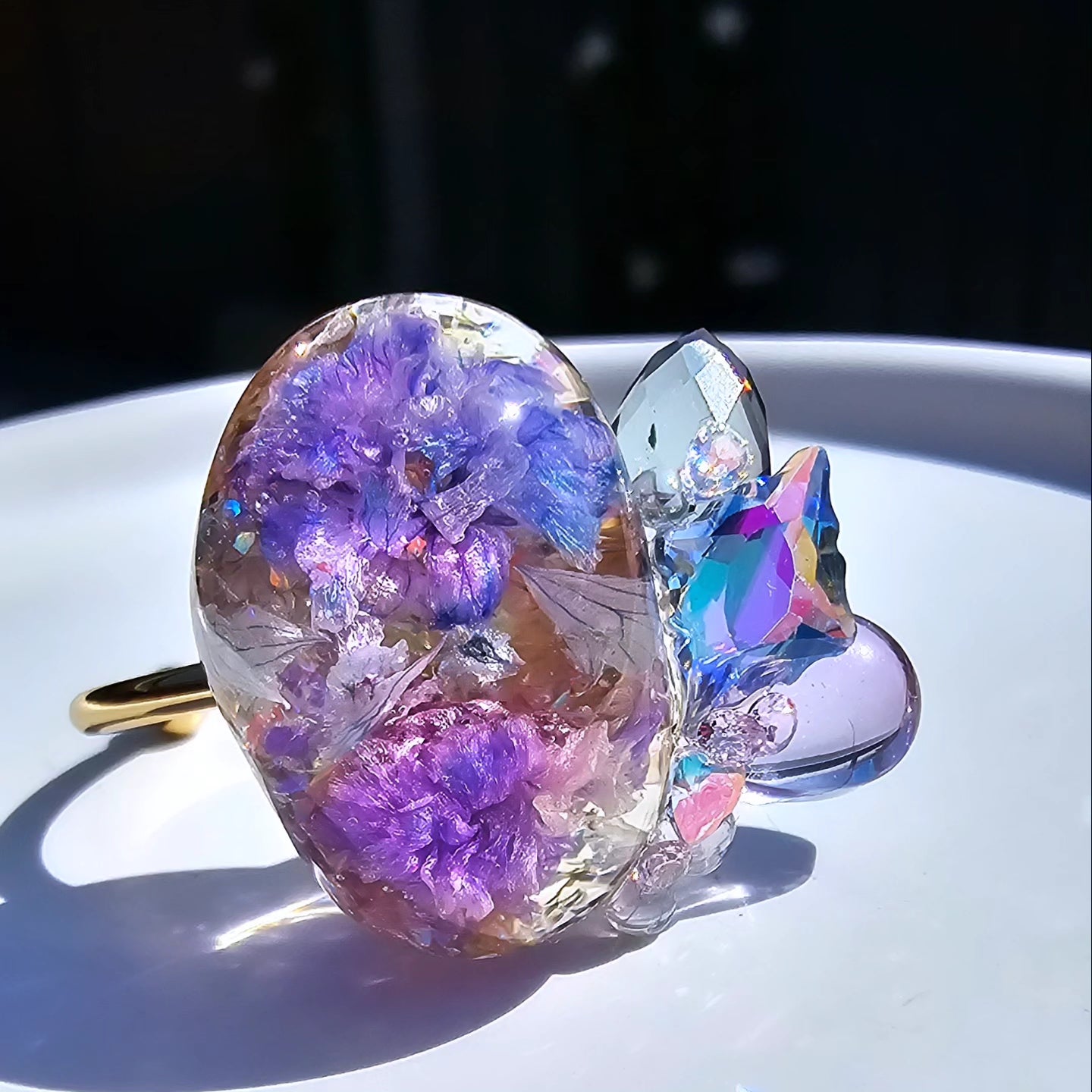 Prismatic Baroque - Statement Ring