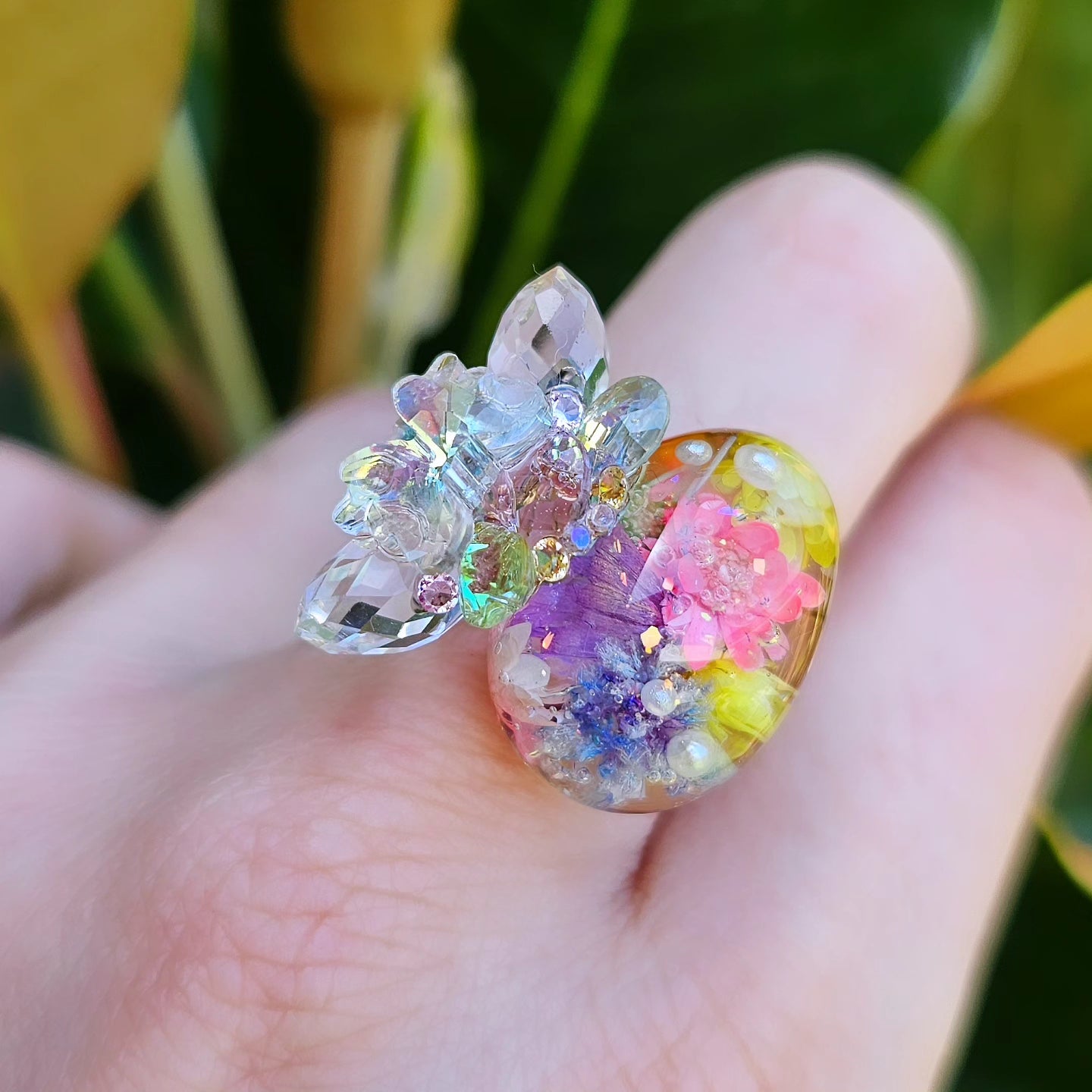 Prismatic Baroque - Statement Ring